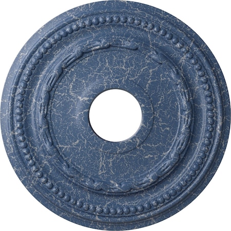 Ekena Millwork Federal Ceiling Medallion (Canopies up to 8 1/2"), 15 3/8"OD x 3 5/8"ID x 1"P, Americana Crackle CM15FEAMC
